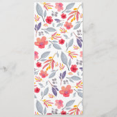 Dusty Blue Floral Programme (Dos)