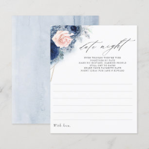 Dusty Blue Floral Vrijgezellenfeest Date Night Ide