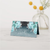 Dusty Blue Floral Wedding (Achterkant)