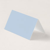 Dusty Blue Floral Wedding Folded Thank You Cards (Back)