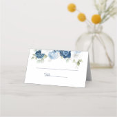Dusty Blue Floral Wedding Reception (Achterkant)