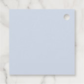 Dusty Blue Florals Buffet Drink Labels (Achterkant)