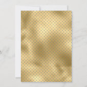 Dusty Blue Gold Pink Floral Vrijgezellenfeest Kaart (Achterkant)