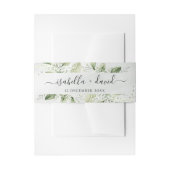 Dusty Blue Green Foliage Eucalyptus Weddenschap Uitnodigingen Wikkel (Voorkant Voorbeeld)