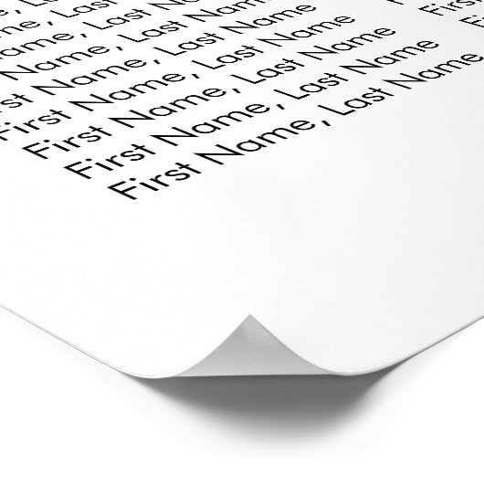 Dusty Blue Greenery Wedding Seating Chart Poster (Hoek)