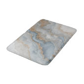 Dusty Blue Grey Tan Beige Abstract Badmat (Gekanteld)