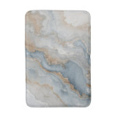 Dusty Blue Grey Tan Beige Abstract Badmat (Voorkant Verticaal)