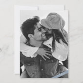 💍✨Dusty Blue houdt gewoon van een Casual bruiloft Kaart (Achterkant)