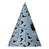 Dusty Blue Ice Hockey Stick, Schaatsen Puck Verjaa Feesthoedjes (Links)