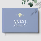 Dusty Blue | Mariage à huile de monogramme floral