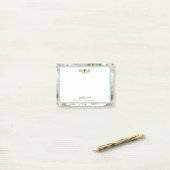 Dusty Blue Mariposa  Post-it Notes (Op bureau)