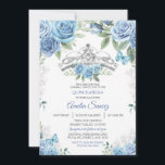 Dusty Blue Mexicaine Girl Mis XV Anos Invitation<br><div class="desc">Dusty Blue Mexican Girl Mis XV Anos InvitationMis Quince Anos,  15e anniversaire, </div>
