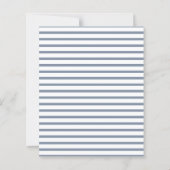 Dusty Blue | Modern Baptism Invitation (Achterkant)