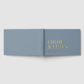 Dusty Blue Moderne Mariage Foil (Complet)