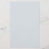 Dusty Blue Navy Champagne Ivory Mariage Menu (Dos)