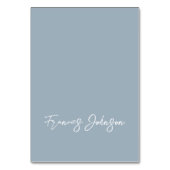Dusty Blue Nom individuel Cartes de place (Par défaut)