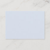 Dusty Blue Options Bruiloft RSVP Behuizing Informatiekaartje (Achterkant)