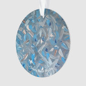 Dusty Blue Ornaments Ornament (voorkant)