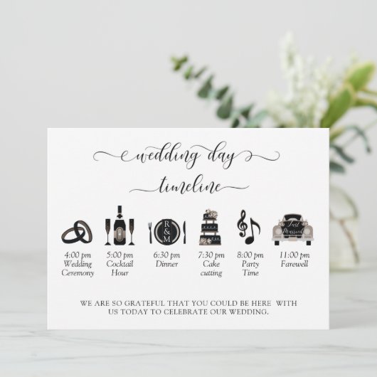 Dusty Blue (ou autre) programme de mariage -Timeli (Debout devant)