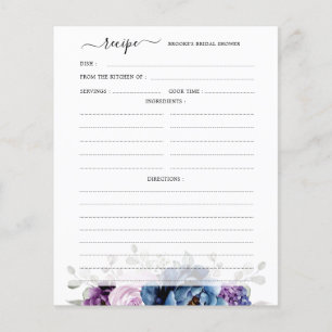 Dusty Blue Paars Navy Lila Vrijgezellenfeest Recip