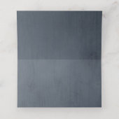 Dusty Blue Peach Blush Geometric Floral Wedding (Binnenkant ongevouwen)