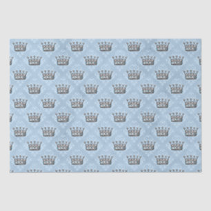 Dusty Blue & Pink Alice in Wonderland Baby shower Tissuepapier