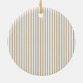 Dusty Blue Quilt Star Mijn Eerste Kerstmis Keramisch Ornament (Achterkant)