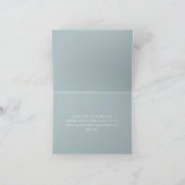 Dusty Blue Roos Weddenschap Bedankt (Binnen)