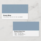 Dusty Blue | "Rustig en sereen" Visitekaartje (Voorkant / Achterkant)