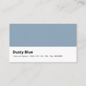 Dusty Blue | "Rustig en sereen" Visitekaartje (Voorkant)