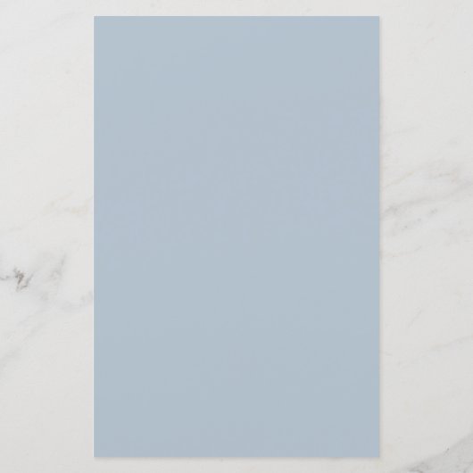 Dusty Blue Script Watermark Monogram Weddenschap M (Achterkant)