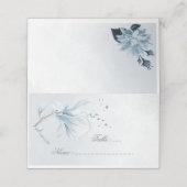 dusty blue shades plaatst kaart (Buitenkant ongevouwen)