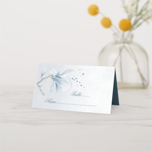 dusty blue shades plaatst kaart (Voorkant)