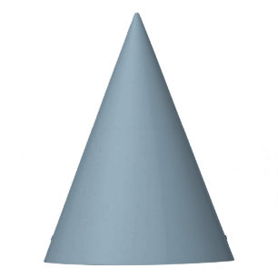 Dusty Blue Solid Color Party Pet Feesthoedjes
