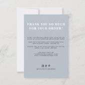 Dusty blue vous avez un grand goût merci (Dos)