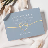 Dusty Blue Wedding Enregistrer la carte Date