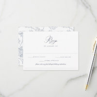 Dusty Blue Wedding Food Allergy Diet Restriction