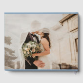 Dusty Blue Wedding Guest Book Gastenboek (Achterkant)