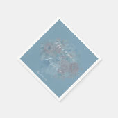 Dusty Blue Wedding Napkins Servet (Hoek)