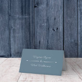 Dusty Blue Wedding Place-kaarten