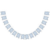 Dusty Blue White Cross Boy Baptism Bunting Flags Vlaggetjes (Alle)