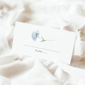 Dusty Blue White Hydrangea Watercolor Wedding