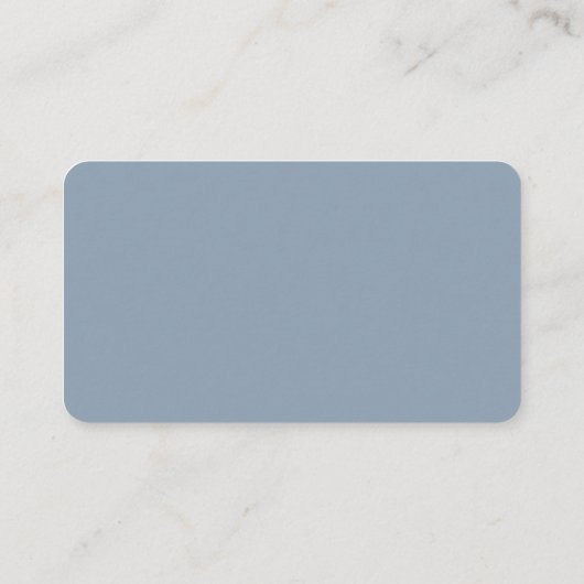 Dusty Blue & White Simple RSVP met QR-code Informatiekaartje (Achterkant)