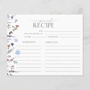 Dusty Blue Wildflower Vrijgezellenfeest Recipe