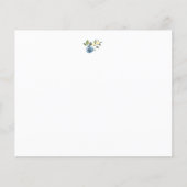 Dusty Blue Yellow Botanical Floral (Voorkant)