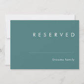 Dusty Boho | Groen gereserveerde teken (Voorkant)