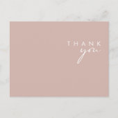 Dusty Boho | Roos en Paarse bruiloft Hartelijk dan Briefkaart (Voorkant)