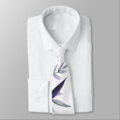 Dusty Botanical Floral Mariage Cravate (Attaché)