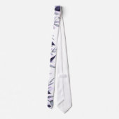 Dusty Botanical Floral Mariage Cravate (Dos)