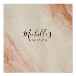 Dusty brown powder chic perfect poster